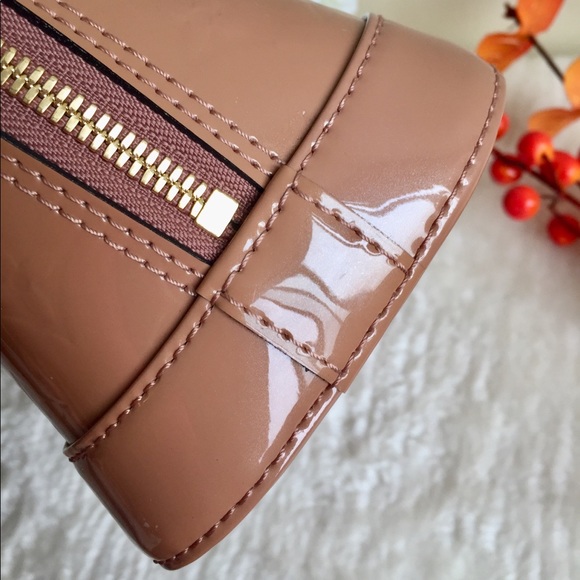 Louis Vuitton Rose Velours Vernis Alma BB - Picture 12 of 16